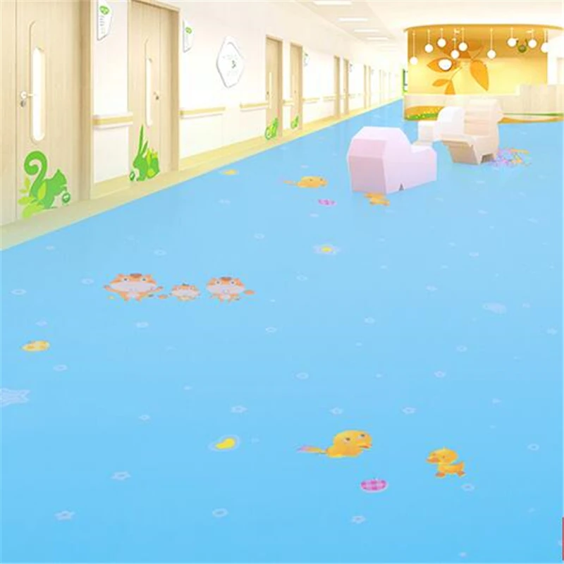 Утолщенное кожаное напольное покрытие для дома и детской спальни пластиковое