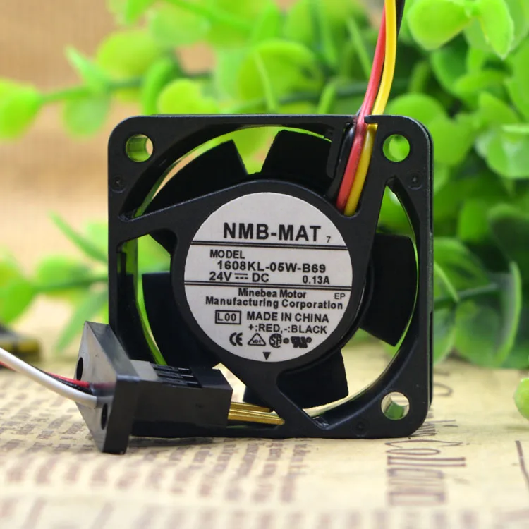 1608KL-05W-B69 24V 0.13A 3 линии сигнала тревоги CNC машина вентилятор охлаждения | Компьютеры