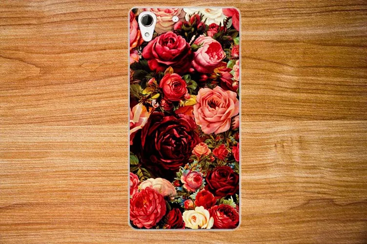 Милые Цветной животного Окрашенные чехол для HTC Desire 728 Оригинал Стиль Best качество