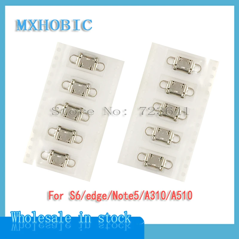 5 шт. для Samsung A310 A510 A310F A510F S6 edge G928 Note5 N920 Micro USB разъем зарядки зарядное устройство