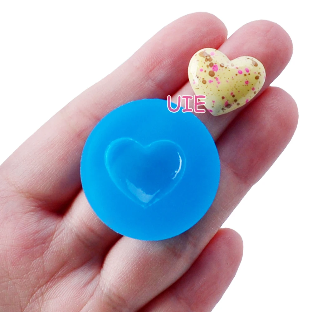 PYL692U 18.1mm Heart Silicone Mold - Cake Decoration Sugarcraft Fondant Jewelry DIY Resin Candy Fimo Clay Chocolate Wax | Дом и сад