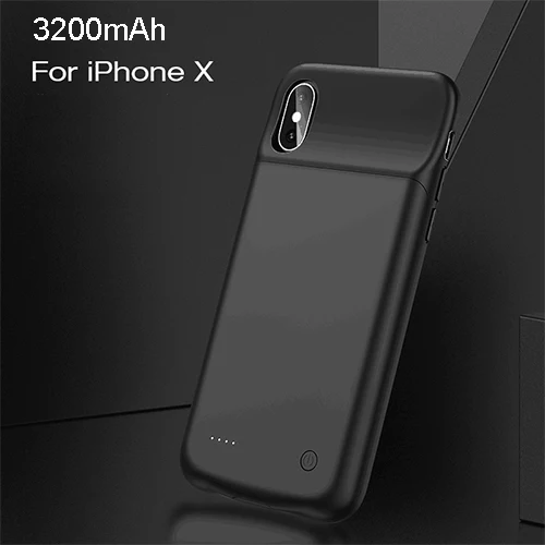 For ipX Чехол для аккумулятора для IPhone X Xr Xs Max 4000 mah внешний аккумулятор зарядное устройство чехол резервного питания Портативная зарядка чехол - Цвет: For ipX