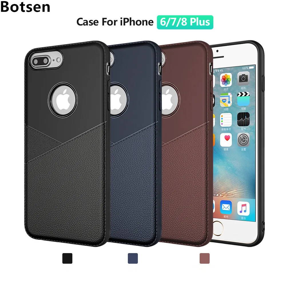 Для iPhone 7 Чехол для мобильного телефона бизнес 8plus xs max кожаный ТПУ защитный чехол