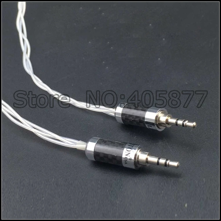 Высококачественный посеребренный стерео аудио кабель 3 5 мм папа к AUX hifi кабель|3.5mm