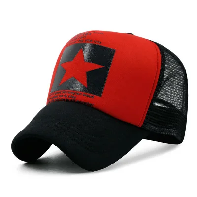 Взрослых Trucker Кепки Для мужчин и Для женщин хип-хоп панк-рок Snapback Шапки мужские летние Зонт Mesh Бейсбол шляпа 20 Цвета - Цвет: A45