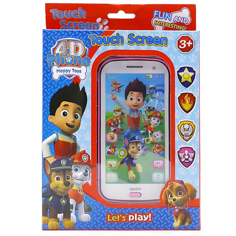 Eva2king английский язык Детские игрушки телефон свет сенсорный экран музыкальные