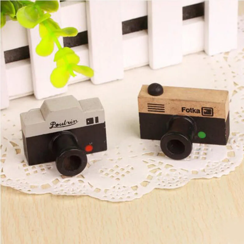 DIY винтажная фотокамера LOMO дизайн деревянный и резиновый штамп Деревянный Ретро