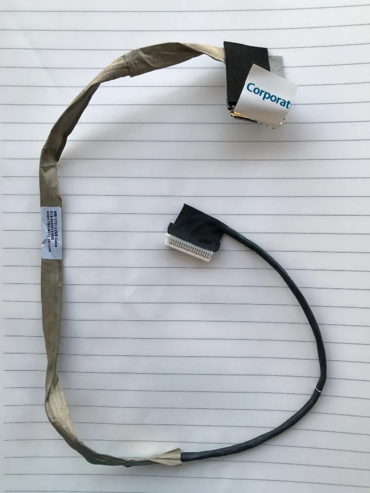 

New laptop screen cable for MSI CR700 CX700 CX705MX MS17311 LVDS Cable K19-3040013-H39 K193040013H39