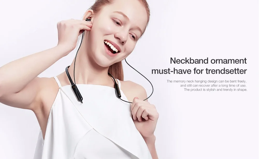 Спортивные наушники NILLKIN с креплением на шею, Bluetooth 5,0, наушники с шейным креплением, беспроводная гарнитура, водонепроницаемые наушники