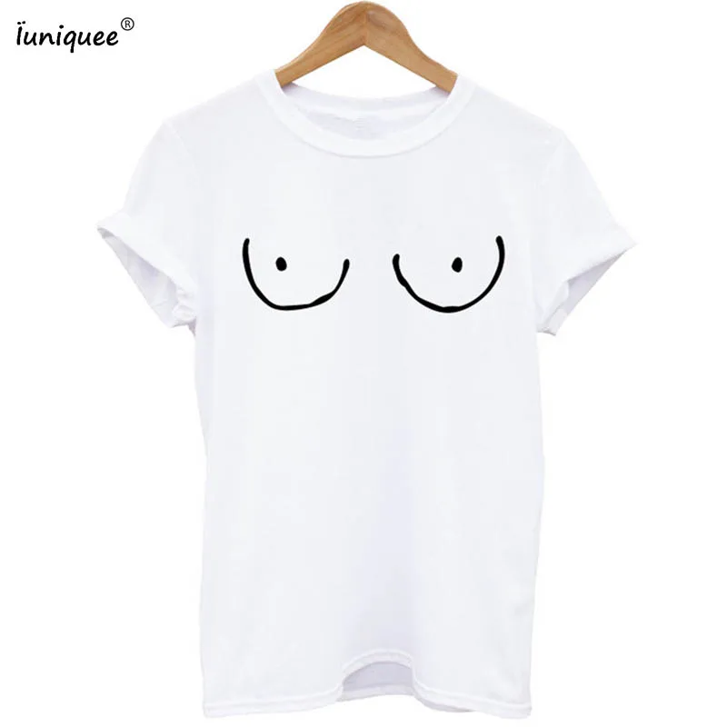 Забавная женская футболка с рисунком из мультфильма нарисованная грудь ананаса