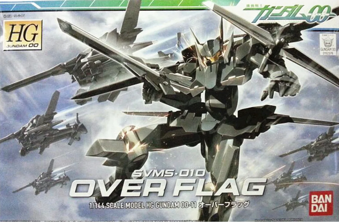 Bandai Gundam 52378 1/144 HG 00 над флагом мобильный костюм сборные модели наборы аниме экшн