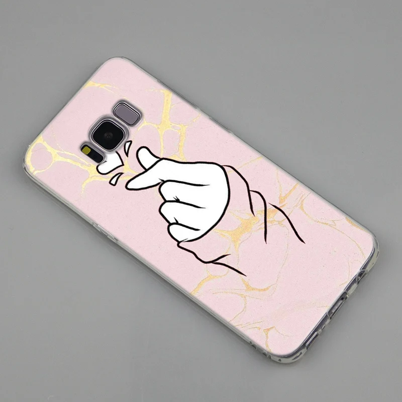 Хит продаж мягкий силиконовый чехол в виде сердца kpop для Samsung Galaxy Note 10 Plus S8 S9 S10 5G S6