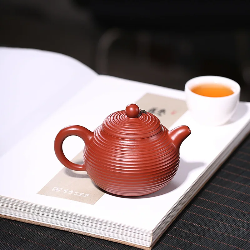 Yixing Рекомендованная растушеванная руда dahongpao линия круглый горшок известные