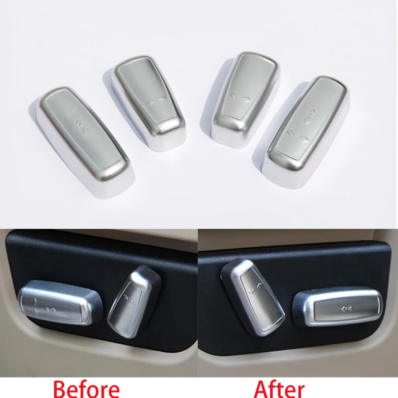 Хромированные автомобильные аксессуары 4 шт. кнопки регулировки для подъема