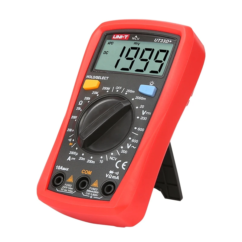 Цифровой мультиметр UNI T UT33D + 1999 отсчетов AC/DC|digital multimeter|uni-t ut33dmultimeter digital |