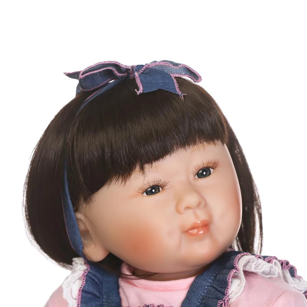 56 см Новое лицо силикона Reborn Baby Doll игрушки Реалистичные одежда для малышей куклы