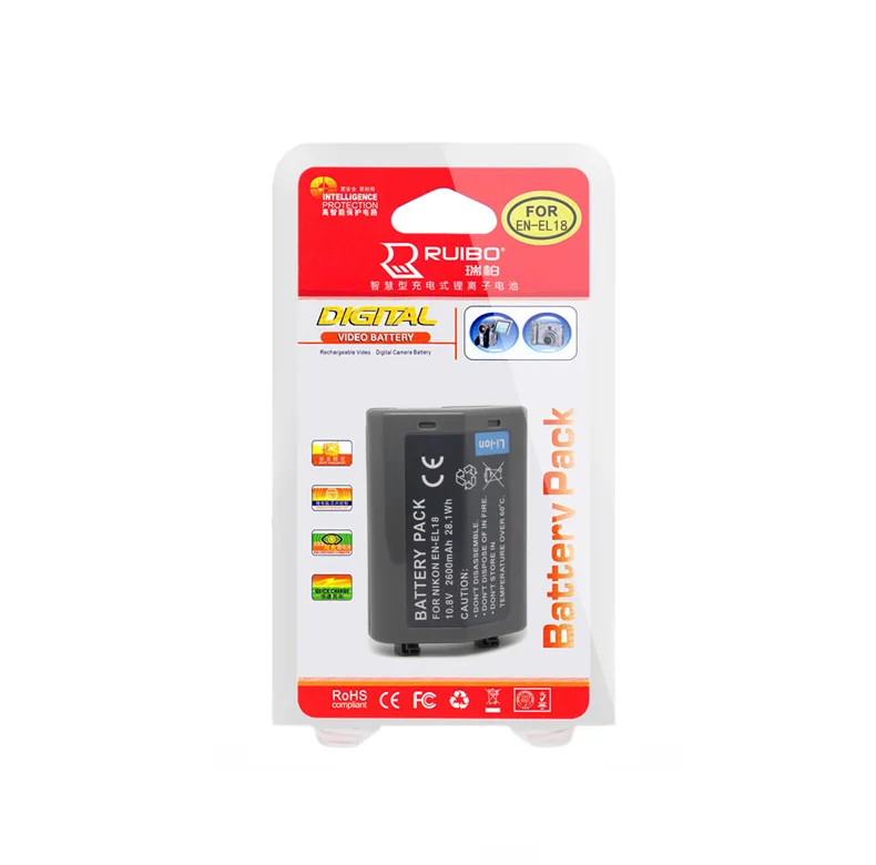 Для Nikon 2600mAh en-el18 battery D4 D4s D5 one-body en-el18a d800 handle | Электроника