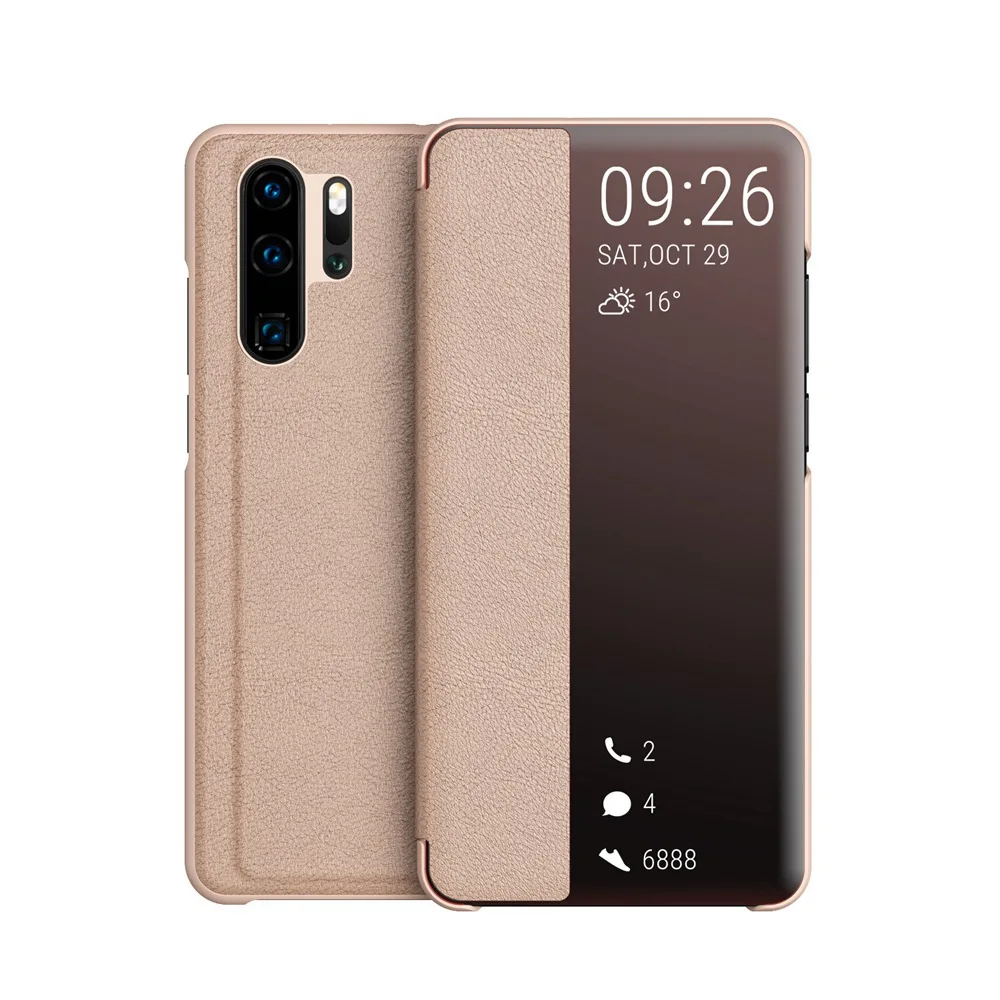 Kisscase флип-чехлы с умным окном чехол для huawei P30 P10 P20 Pro Lite Роскошный кожаный чехол для телефона для huawei Mate 9 10 20 Pro Funda