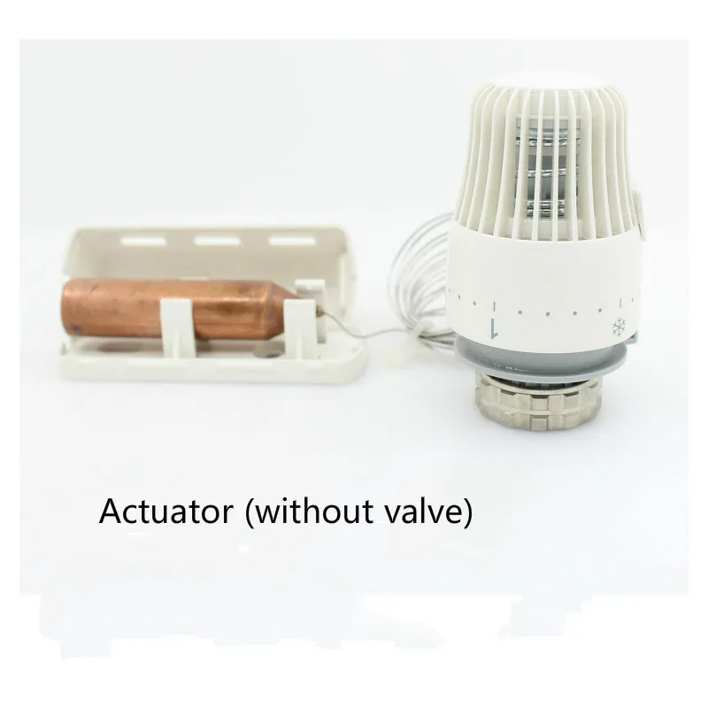Energy saving Long range controller 6-28 degree For Plumbing system Indoor radiator thermostatic valve 3 way | Обустройство дома