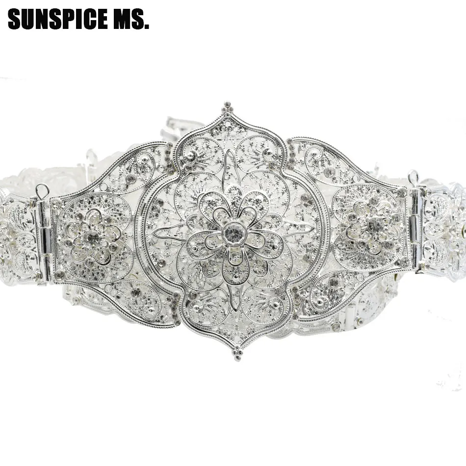 Роскошные бусины Inidan свадебная цепочка на живот металлический пояс полый