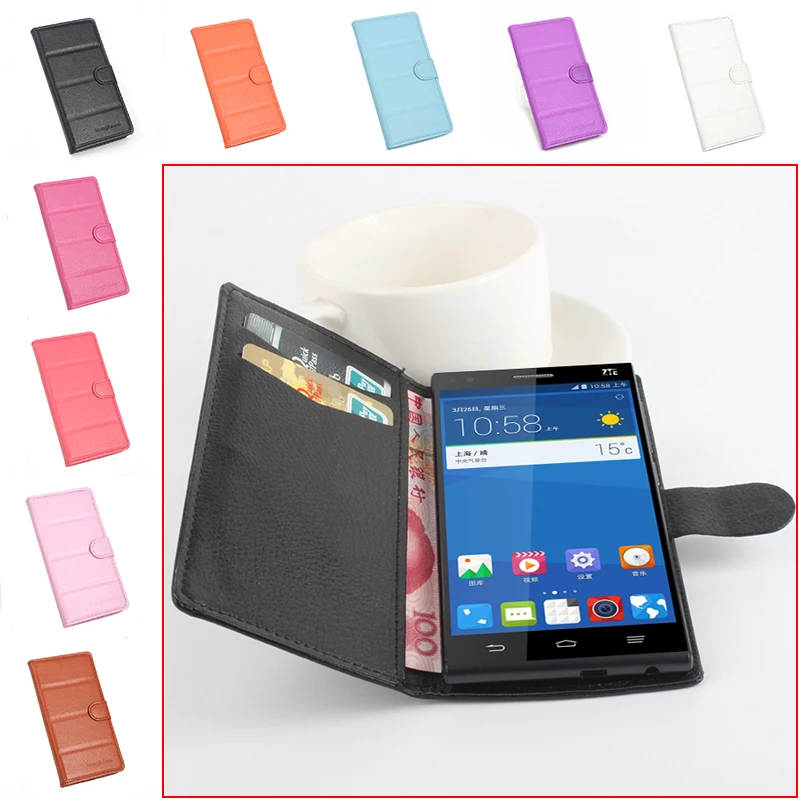 Кожаный чехол для телефона ZTE star 1 S2002 Бумажник кожаный A510 A610 A520 V5 кровать Bull V8 Z9