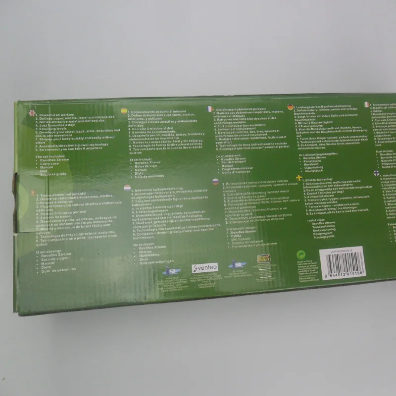 Совершенно новое бесшумное зеленое колесо для брюшного пресса с ковриком