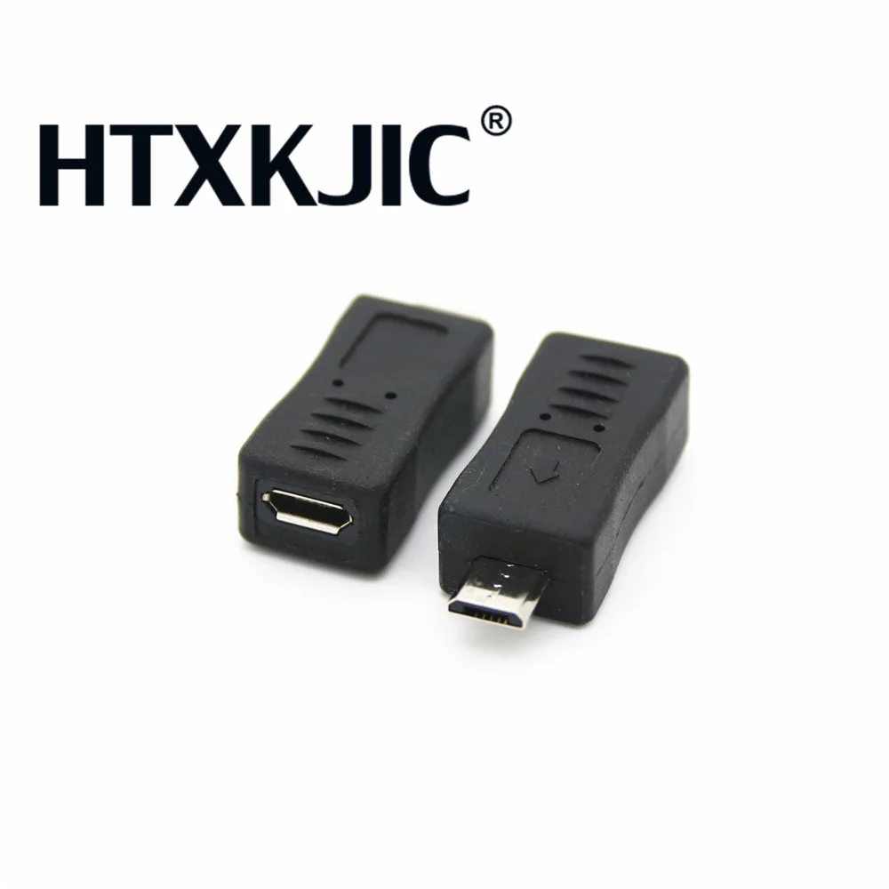 50 шт. оптовая продажа микро USB штекер к мини 5 контактный гнездовой адаптер