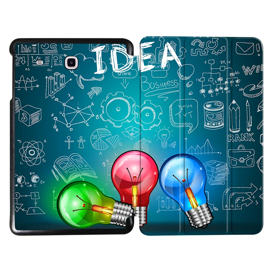SS06 MTT чехол для samsung Galaxy Tab E 9,6 ''T560 SM-T560 T561 T565 T567V флип-чехол из полиуретановой кожи для планшета граффити защитный чехол - Цвет: SS06