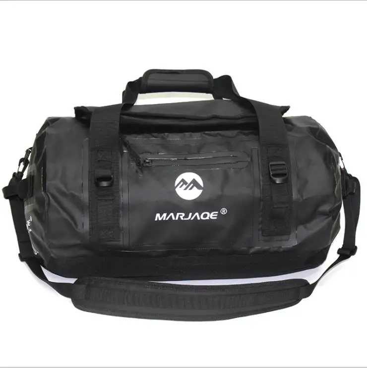 Black 60L Открытый плавательный водонепроницаемый мешок рыболовный сухой мешок Кемпинг фитнес парусный водонепроницаемый мешок треккинг река плечо океан пакет - Цвет: Black 60L
