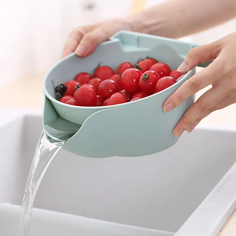 Креативная двухслойная съёмная тарелка для фруктов пластиковая дыня слива