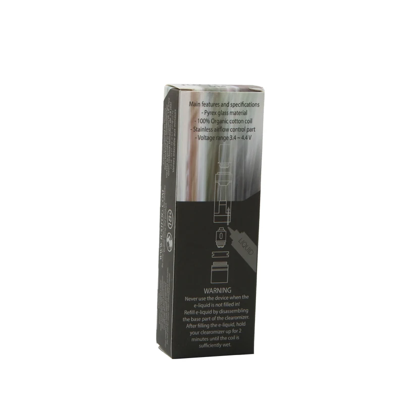 Оригинальный Justfog Q14 Танк Clearomizer термостойкия стеклом 1 8 мл с 1.6ohm катушки голову