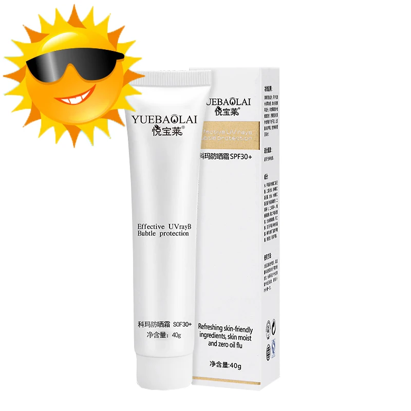 Крем для лица отбеливающий солнцезащитный водостойкий увлажняющий крем Spf 30 +