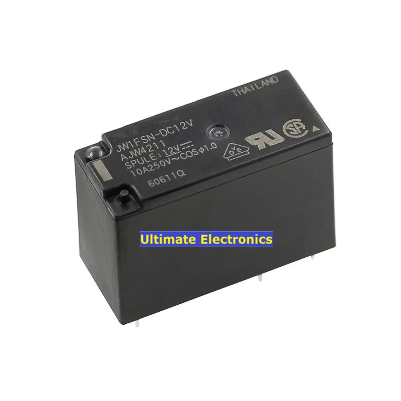 

5pcs power relay JW1FSN-DC12V AJW4211 10A/250VAC