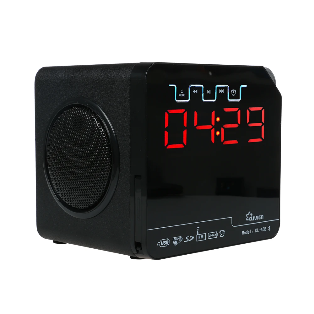 Dbigness LCD деревянный HIFI Портативный беспроводной Bluetooth динамик стерео USB TF FM