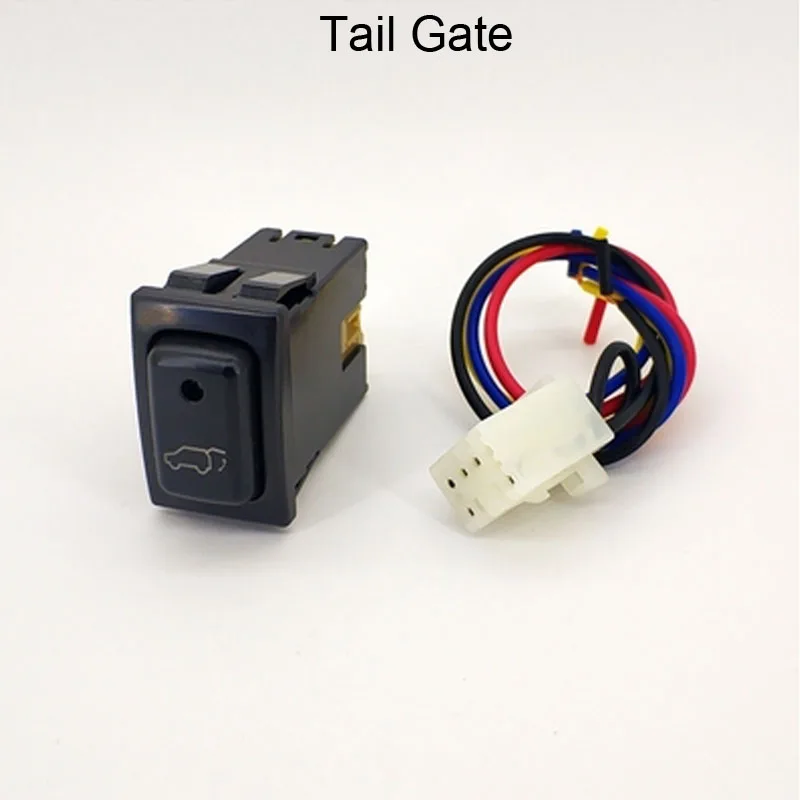 LED Spot Light Radar Parking Sensor Camera Recorder Monitor Fan Tailgate Trunk Switch Button Wire For Suzuki Hustler | Автомобили и