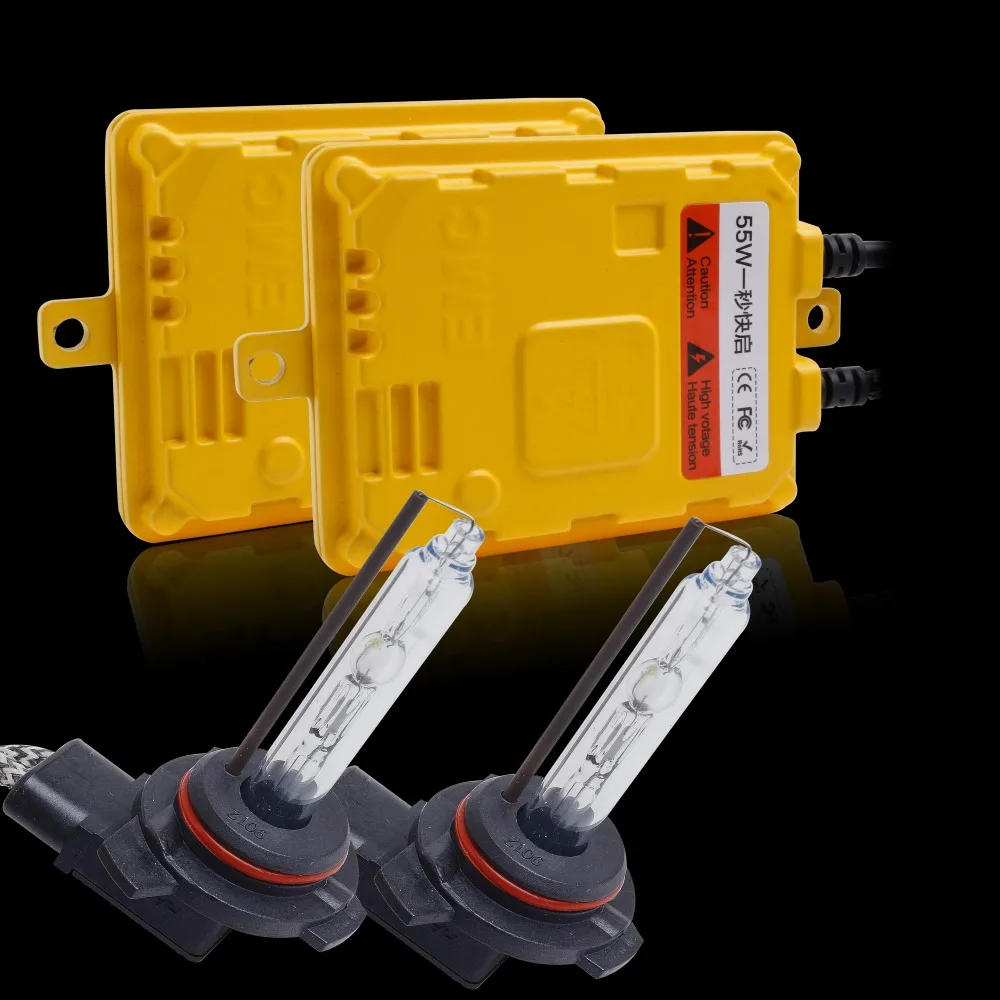 Xenon Slim 12V 55W HID Xenon Conversion Kit Fast Bright 9012(HIR2) 5500K 6500K HID xenon kit for car headlamp