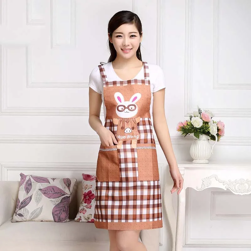 Творческий Рисунок кролик Рабочая кухонный фартук приготовление пищи и выпечки