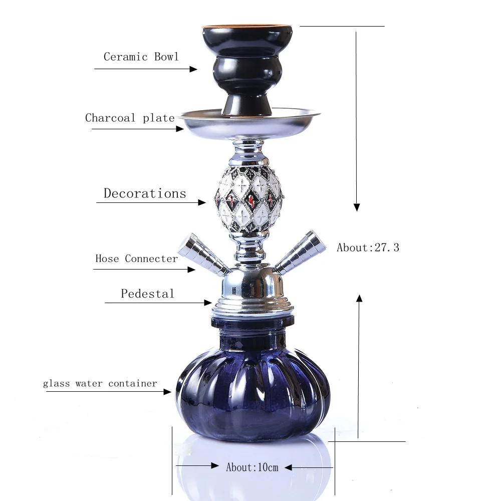Арабский стиль акриловые украшения Shisha от индийского слона Sheesha кальян наргиль