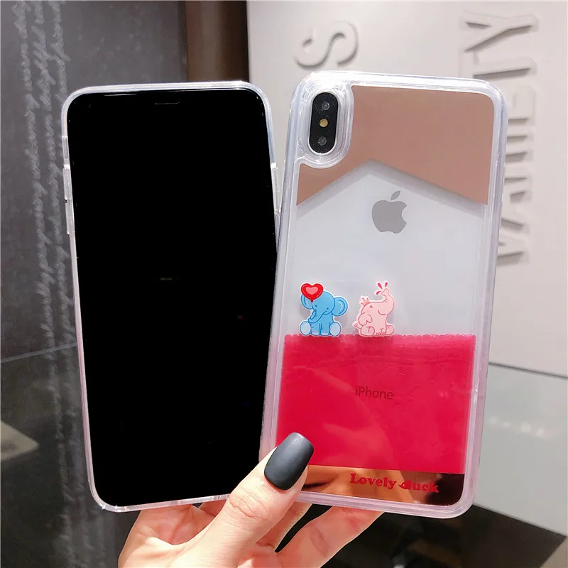 GlamPhoneCase Red Liquid Flowing Animal Phone Case For iPhone X XS Max XR Haed Cover 7 8 6 6s Plus |