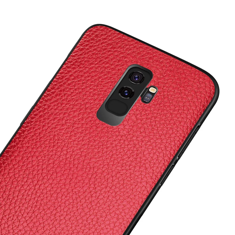 Чехол MOFi для Samsung Galaxy S9 + чехол телефона Plus из искусственной кожи противоударный