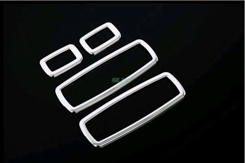 4 шт./компл. стайлинга автомобилей Хром Интерьер дверь Крышка батарейного отсека