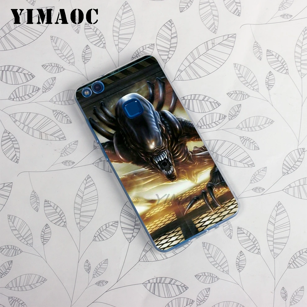 Xenomorph инопланетянин Хищник мягкий чехол для huawei Honor 10 9 8X 8C 8 7C 7X 7A Pro 6A Note Nova 3i 3 2i Y6 Y7 Y9
