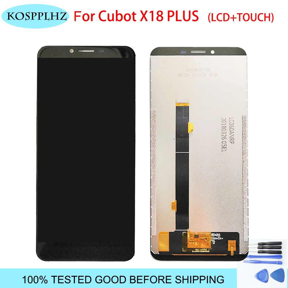 ЖК дисплей для cubot X18 plus инструмент ремонта сенсорного экрана в сборе запасные