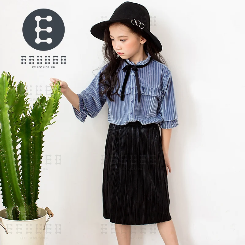 Новинка 2017 модная популярная Демисезонная юбка для маленьких девочек Милая