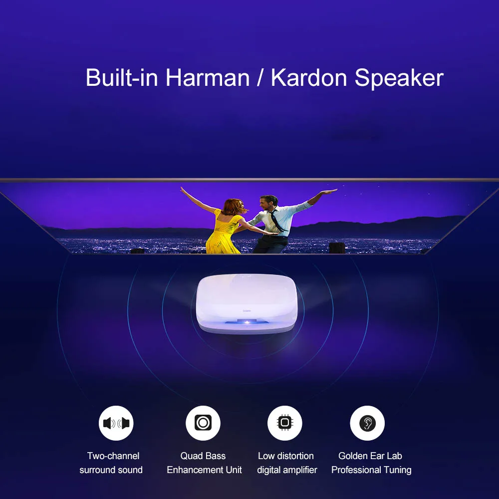 XGIMI 4 k лазерный проектор UHD LUNE 2200 ANSI Harman/динамик Kardon Beamer домашний кинотеатр K