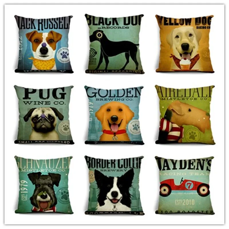 

Newest Nordic Fashion Cartoo Style Cushion Printed Pillow Bed Sofa Home Decorative Throw Pillow Fundas Para Almofadas Cojines