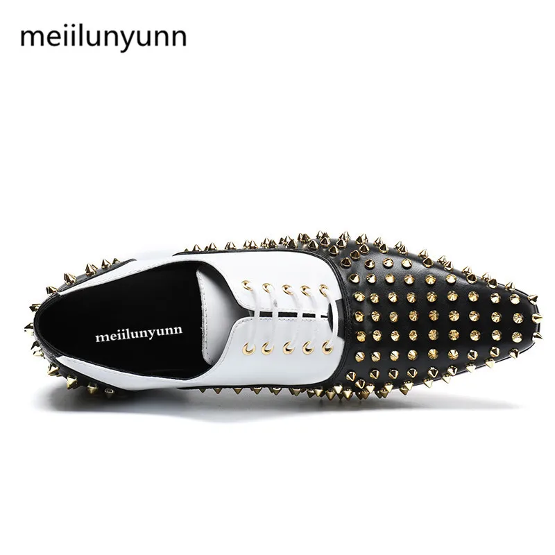 2019 кожаный ошейник с шипами для питомцев модельные туфли модные деловые вечерние