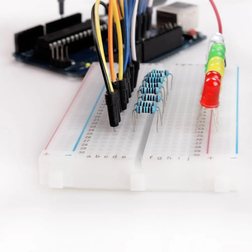 Keywish электронный компонент база Забавный комплект для Arduino Raspberry Pi комплект с макетной платой кабель резистор, конденсатор, светодиодный