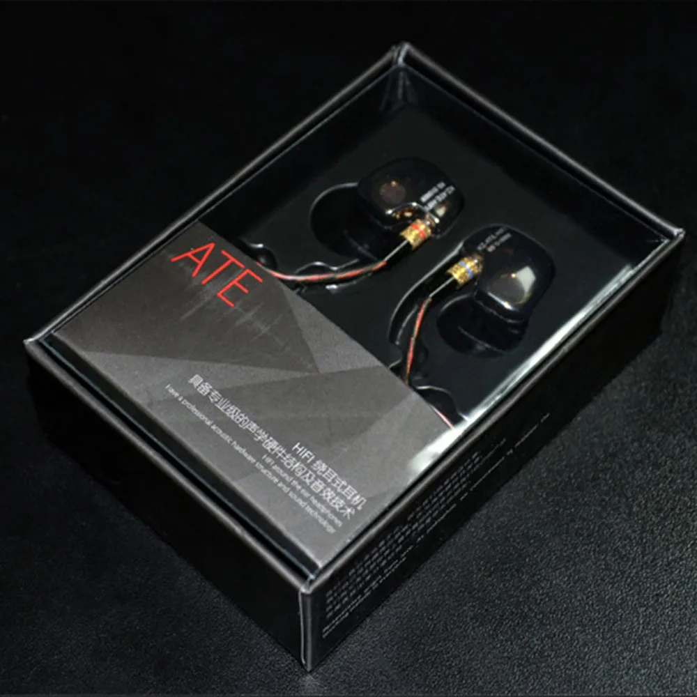 HIPERDEAL KZ ATE HIFI наушники спортивные беспроводные бас металлические стерео микрофон