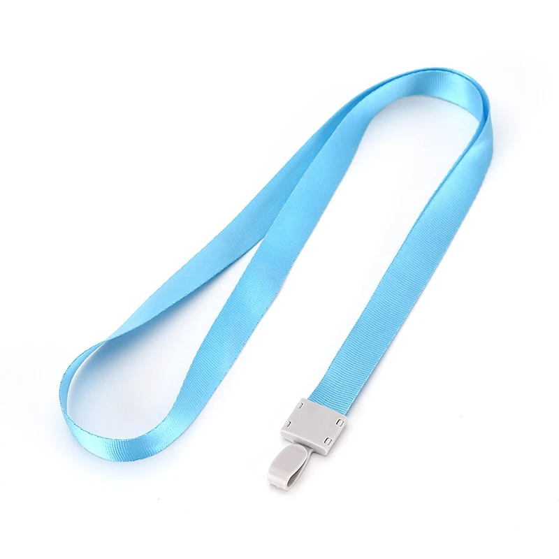 blue rope 1 шт. рабочий держатель для карт s с веревкой студенческий пластиковый держатель для карт имя работника ID карта Обложка металлический рабочий сертификат идентификационный значок - Цвет: blue rope